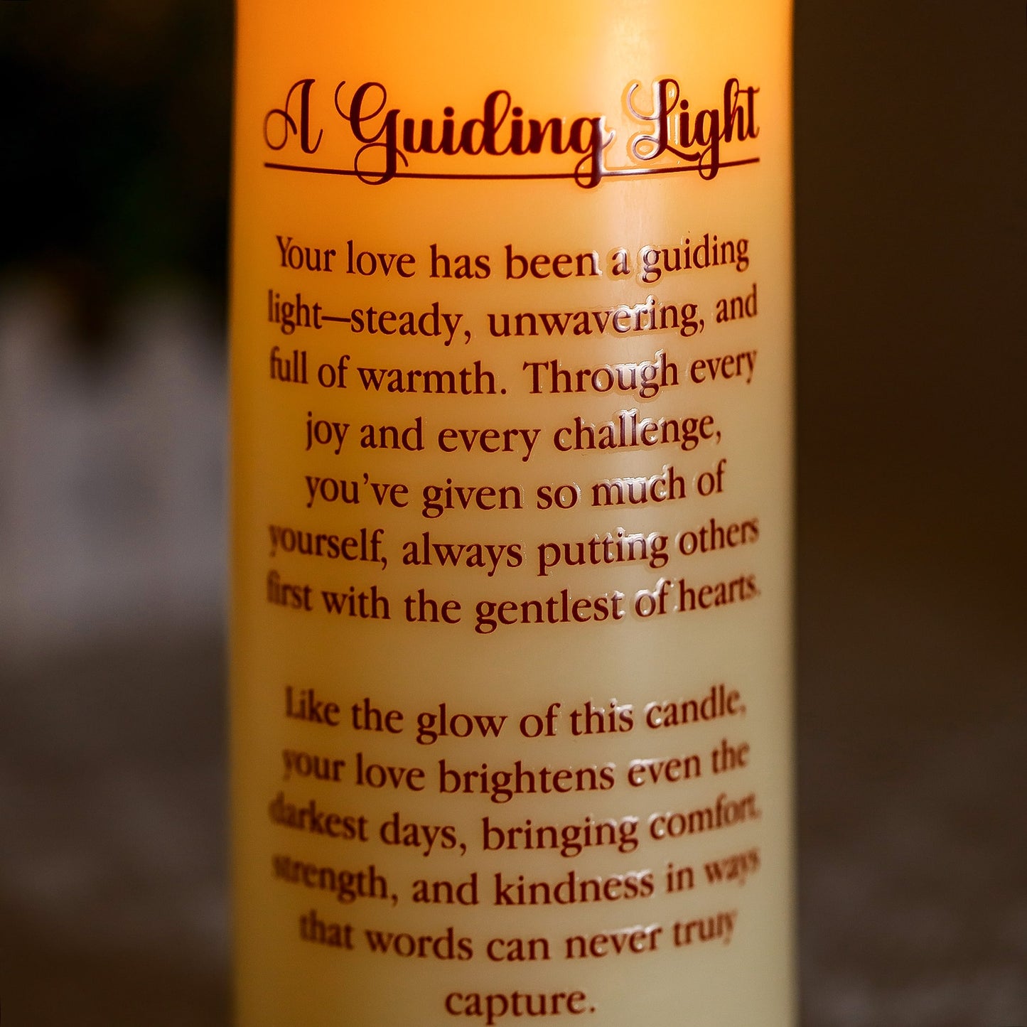 LED Candle "A Guiding Light" Mother's Day Gift