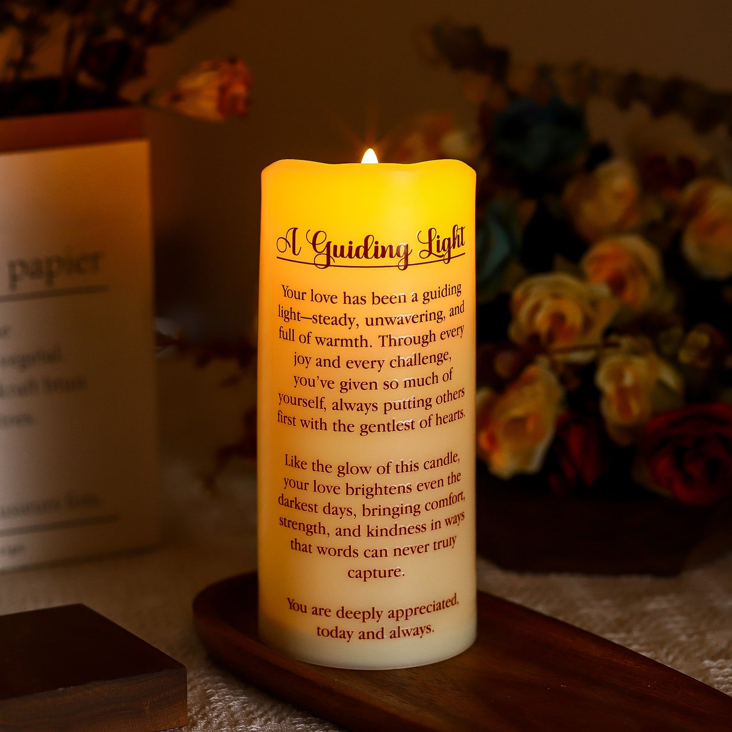 LED Candle "A Guiding Light" Mother's Day Gift