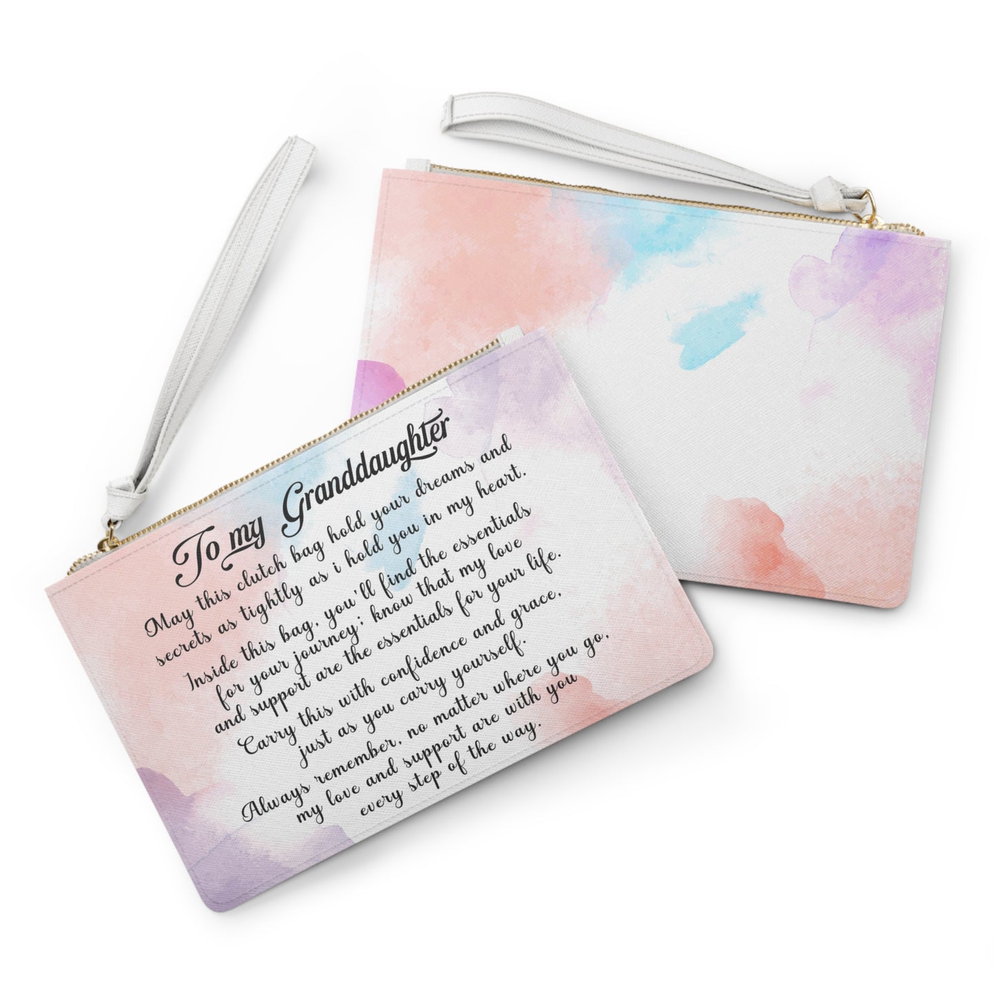"Every Step of the Way" Granddaughter's Clutch Bag