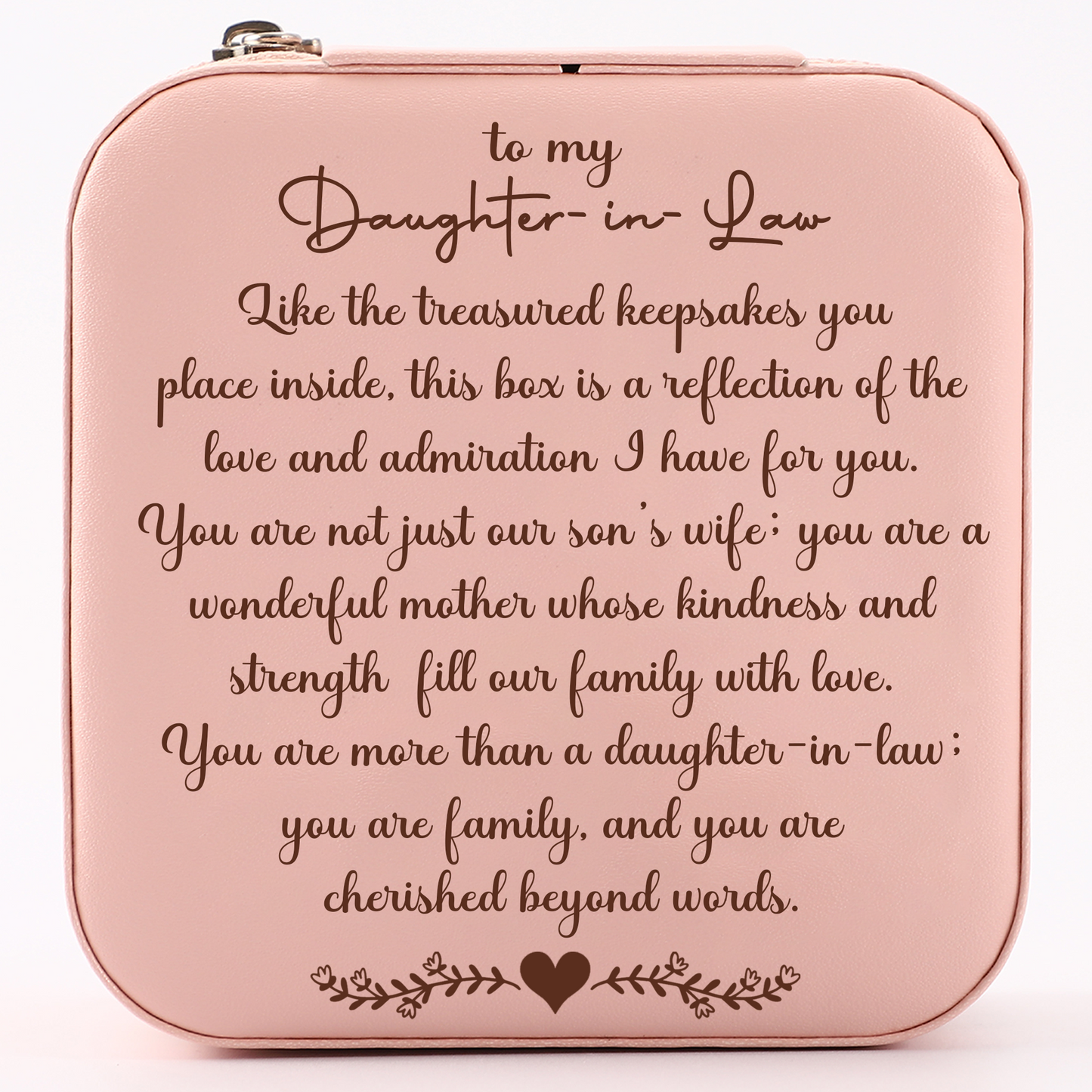 Daughter -in-law "Wonderful Mother" Jewelry Box