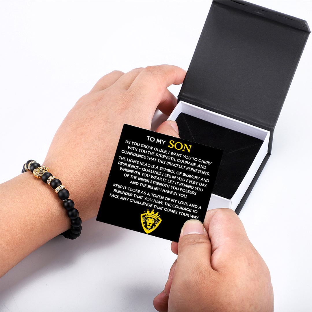 "Lion's Heart" Son Bracelet Gift Set