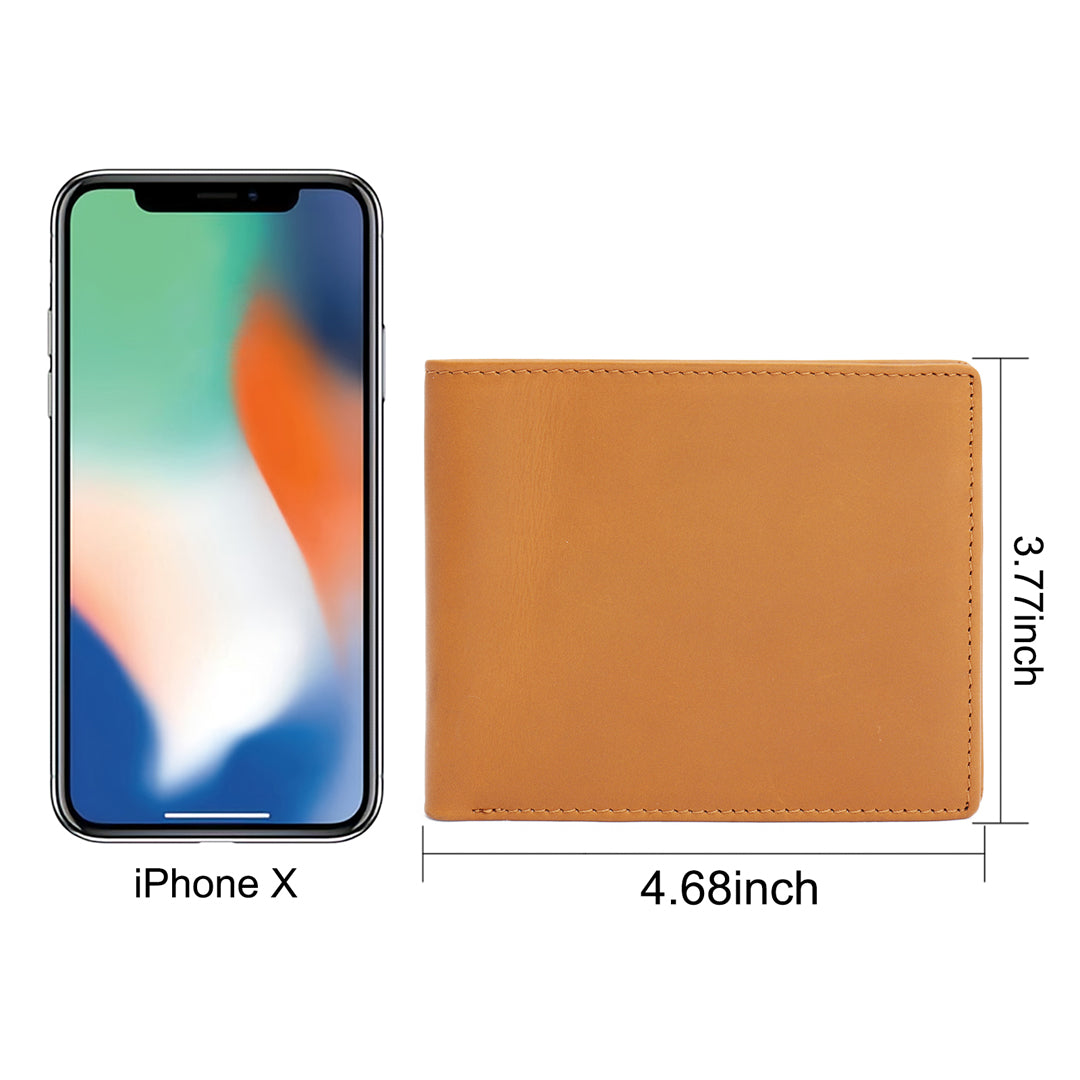 My Son " Unwavering Love" Engraved Bi-Fold Leather Wallet