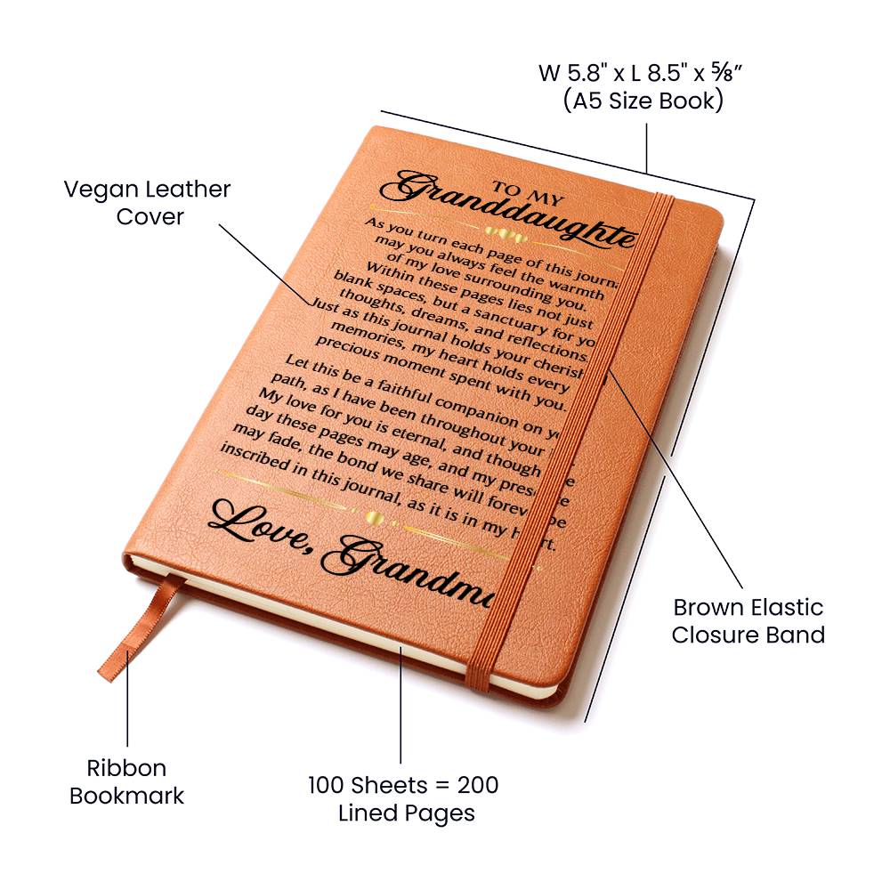 Eternal Love: Personalized Premium Vegan Leather Journal