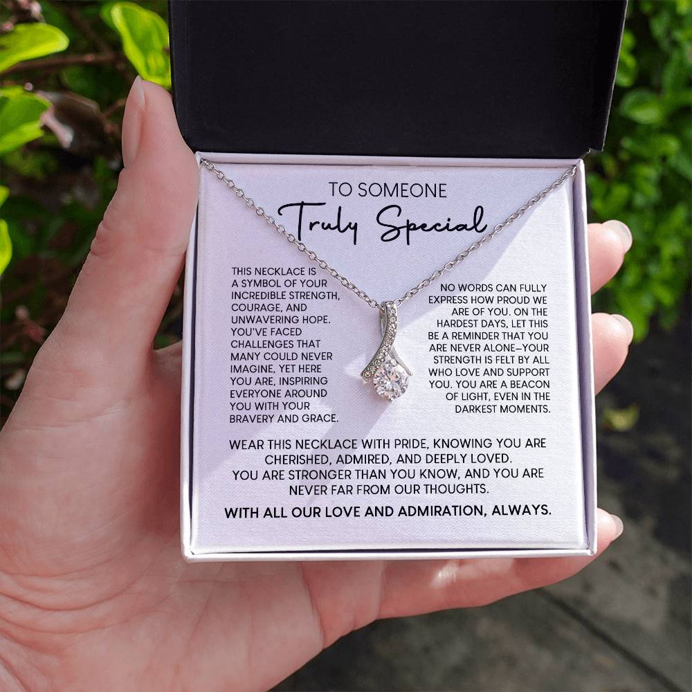 Ribbon of Resilience Necklace – For Fighters & Survivors