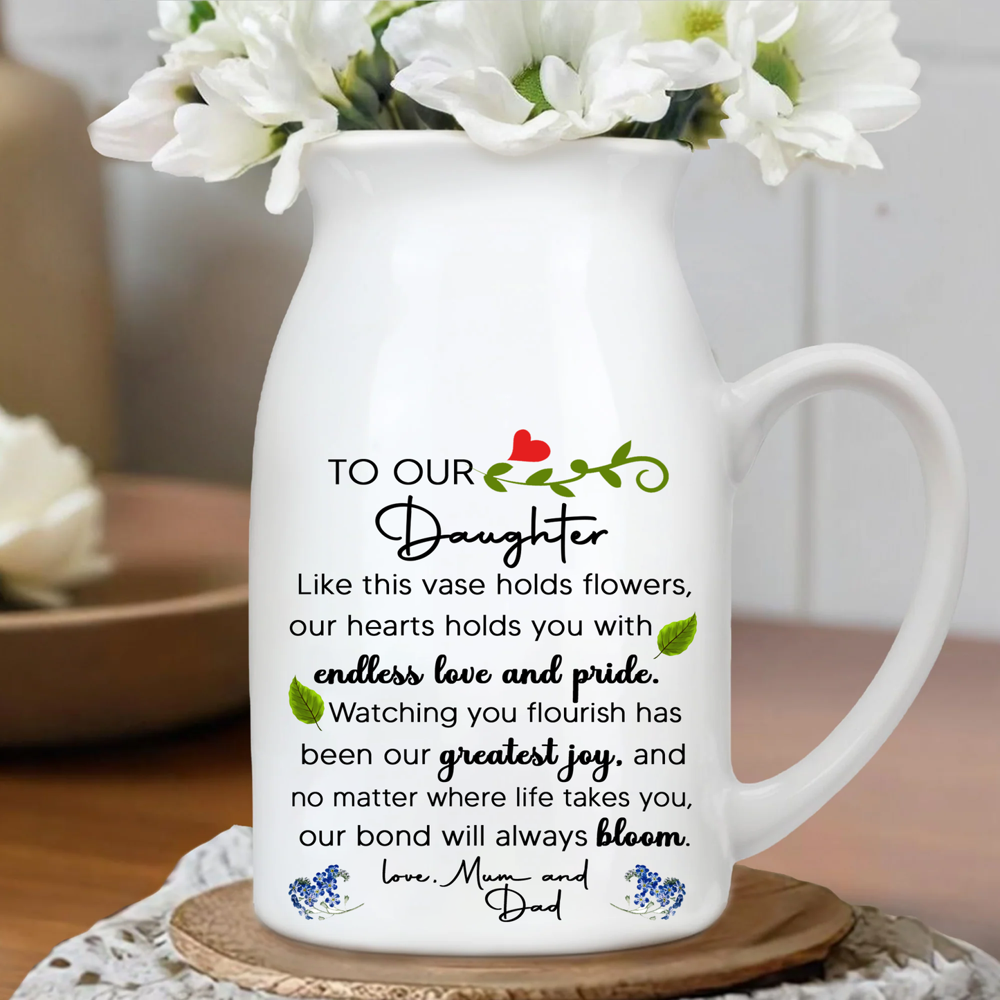 Daughter "Bloom" Ceramic Flower Vase