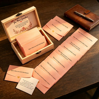 Personalised “Letters for the Life Ahead” Keepsake Box for Grandkids