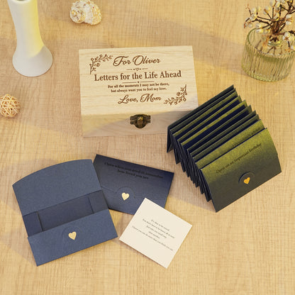 Personalised “Letters for the Life Ahead” Keepsake Box for Daughter/Son