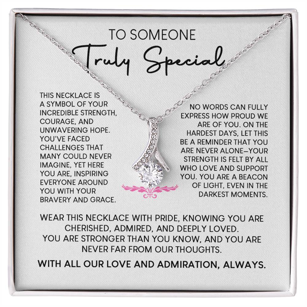 Ribbon of Resilience Necklace – For  Fighters & Survivors