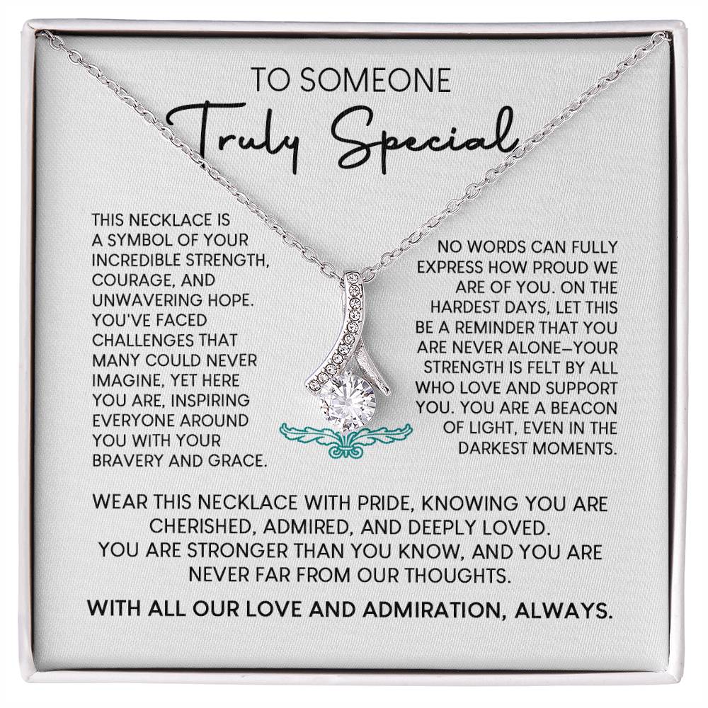 Ribbon of Resilience Necklace – For  Fighters & Survivors
