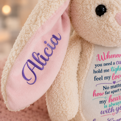 A Hug From Grandma™ Personalised Bunny For Grandkids