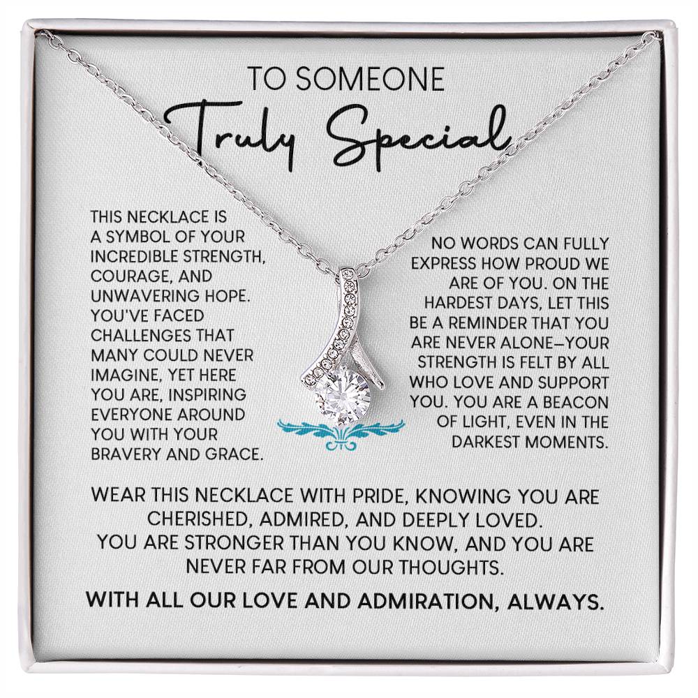 Ribbon of Resilience Necklace – For  Fighters & Survivors