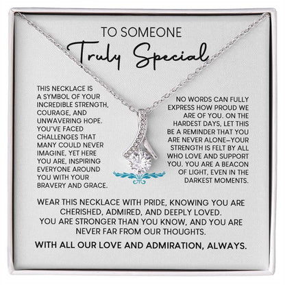 Ribbon of Resilience Necklace – For  Fighters & Survivors