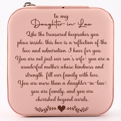 Daughter -in-law "Wonderful Mother" Jewelry Box