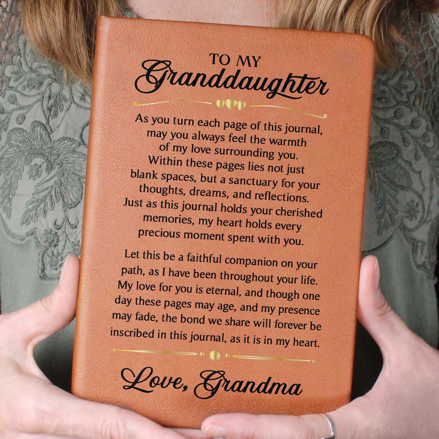 Eternal Love: Personalized Premium Vegan Leather Journal