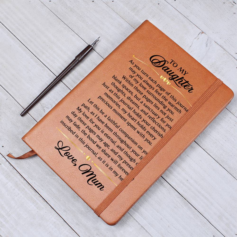 Eternal Love: Personalized Premium Vegan Leather Journal - DMUM