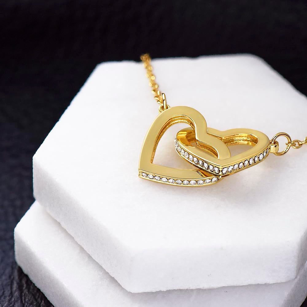 Daughter-in-law "Cherished" Forever Bonded Heart Necklace