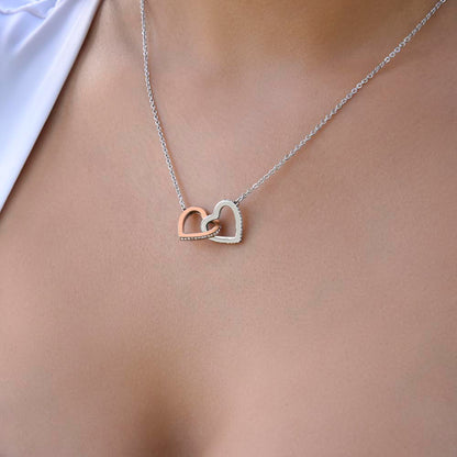 Daughter-in-law "Cherished" Forever Bonded Heart Necklace