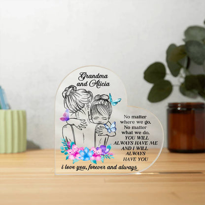 Always with You: Personalized Heart Plaque - GDGM